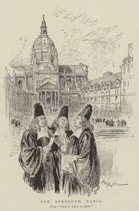 The Sorbonne, Paris by Albert Robida